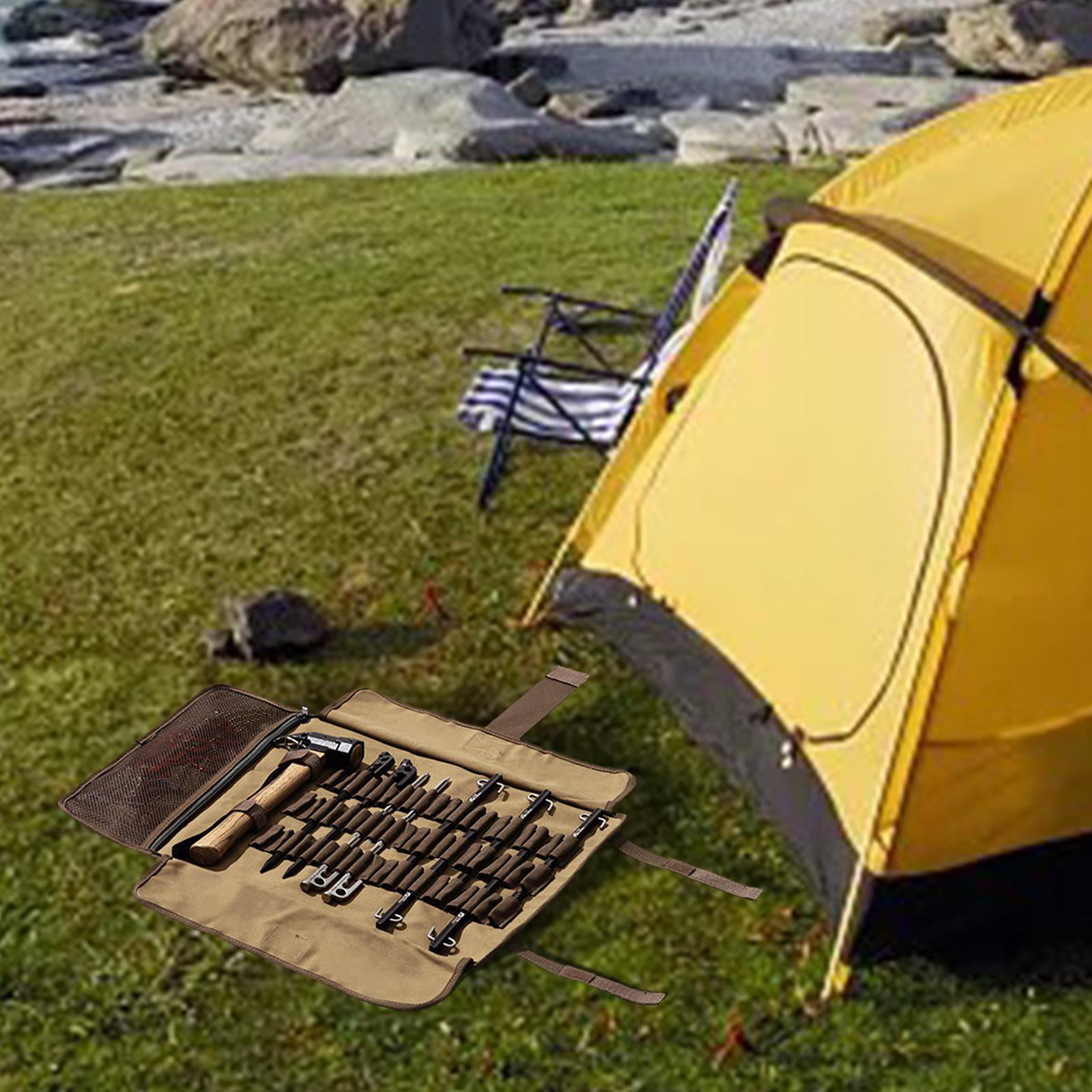 Camping Tent Ground Nail Bag Large Capacity Tent Accessories - Temu