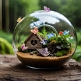 thumbnail image 6 of 60 Pcs Micro Resin Butterflies, Dollhouse Miniature Tiny Butterflies, Terrarium Fairy Garden Dolls Toy, Mini Micro Landscaping Decoration, Multicolor, 6 of 7
