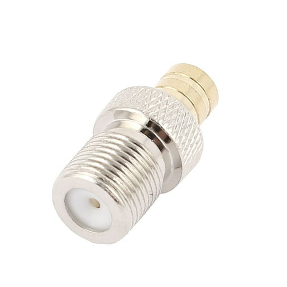 SMB Female to F Type Female Jack Straight SMB-F Coaxial Adapter Coupler