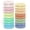 Khaki, variant on Hair Ties, 17 Pack Spiral Coils for Thick and Thin Hair - No Crease Ponytail Holders for Women