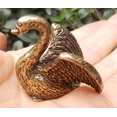 thumbnail image 3 of Miniature Brass Goose Figurine Model Ornament Retro  Animal Statue Home Table Decoration Solid Metal Ornament, Mini Goose Sculpture fr129, 3 of 4