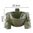 thumbnail image 3 of Ponchera de cerámica de gran capacidad de 1000 ml, ideal como regalo de inauguración de la casa, para cócteles o para llevar en el día a día. Verde, 3 of 3
