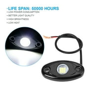 White 8 Pods CREE LED Rock Underbody Lights for JEEP Offroad Truck ATV UTV NEW