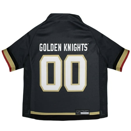UPC: 0849790077348 | Pets First NHL Vegas Golden Knights Mesh Jersey for Dogs and Cats – Licensed