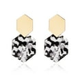 thumbnail image 1 of Pendientes colgantes Jumpingount Geométrico Dama Decoraciones Hexágono Gancho para la oreja, 1 of 6