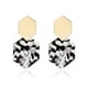 thumbnail image 1 of Guardurnaity Pendientes colgantes Estilo Ins Patrón largo Pendiente geométrico Hexágono Gancho para la oreja Type7 NO7, 1 of 6