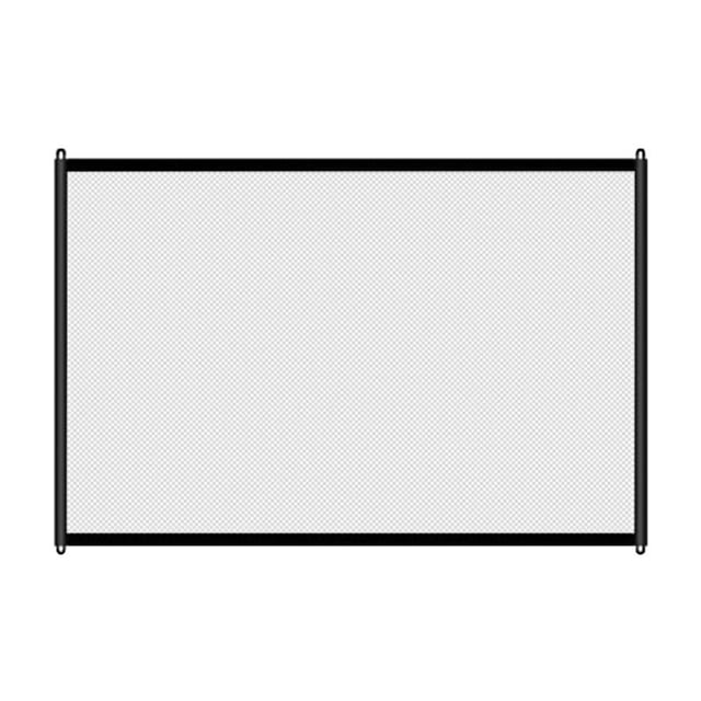 Puerta para perros de interior, valla de aislamiento para perros, puertas plegables portátiles de malla de seguridad, puertas de malla protectora para entrada, pasillo, casa, entrada, escalera (180 x