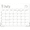 Simple Glue, variant on OuMuaMua Desk Calendar, 14 x 11 In, 12-Month Planner Jul 2026 to June 2027, Thick Paper, Monthly Layout for Home & Office Planning and Organizing