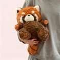 thumbnail image 6 of Cute Red Panda Plush Toy - Soft Fluffy Stuffed Animal with Realistic Design, Adorable Companion Doll for Kids & Animal Lovers, 6 of 6