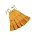 thumbnail image 6 of Kiapeise Toddler Girls Dress Sleeveless A-Line Cake Layered Casual Dress, 6 of 6
