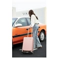 thumbnail image 3 of White luggage PC ABS Hardside Lightweight Suitcase with  20 inches, 3 of 4
