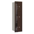 thumbnail image 3 of Salsbury Industries Recessed Private Aluminum 3 Unit 4C Horizontal Parcel Locker, 3 of 4