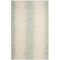thumbnail image 2 of Safavieh Cotton Kilim Kilim Chevron Cotton Area Rug, Light Green/Ivory, 4' x 6', 2 of 7
