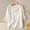 White, variant on Cotton Blend Tops for Women Vintage T-shirt Half Sleeve Casual Blouses Cotton Linen Embroidered Tops Plain Embroidery Blouse Boho Peasant Blouse Embroidery Gauze T-shirt for Women White L