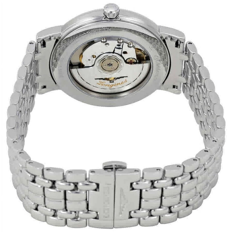 Longines presence automatic shop white dial men's watch