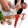 thumbnail image 1 of WIFKLSIIPG Kitchen Shears Ultra Sharp Stainless Steel Multifunctional Stainless Steel Kitchen Detachable Shears Heavy Duty Meat Scissors Chicken Poultry Fish Herbs Food Scissors, 1 of 8