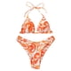 thumbnail image 4 of Bikini cómodo de dos piezas con estampado para mujer, traje de baño con almohadilla push-up, conjunto de ropa de playa OAVQHLG3B Store  lin121212, 4 of 4