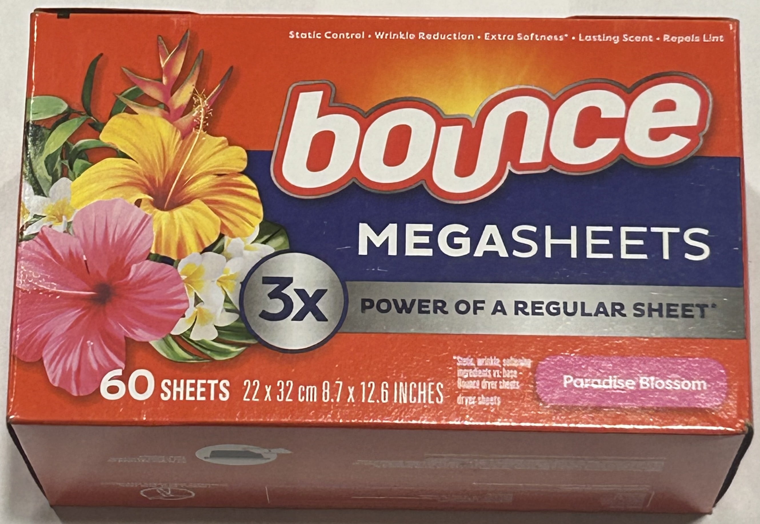 Bounce Mega Dryer Sheets Lasting Fresh Outdoor Fresh & Clean Scent (Pack of 18)