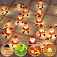 thumbnail image 2 of Christmas Tree String Lights Santa Claus Snowman Elk Garland 2023 Christmas Decorations for Home Xmas Ornaments Navidad New Year, 2 of 5