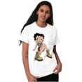 thumbnail image 5 of Betty Boop Camouflage Attitude Short Sleeve Women's Graphic Tee Brisco Brands S, 5 of 6