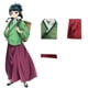 thumbnail image 2 of Peluca de disfraz de cosplay de Maomao Anime The Apothecary Diaries Top verde Falda morada Uniforme Kusuriya No Hitorigoto Halloween Mujeres, 2 of 4