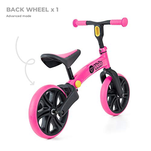Ages 18 Months to 4 Years No-Pedal Balance Bike Yvolution Y Velo Junior Toddler Bike