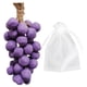 thumbnail image 5 of Jabón de uva en una cuerda con forma de racimo de uvas, de jabón colgante, decoración de regalo, jabones de baño hechos a mano para mujeres y Púrpura 40 piezas, 5 of 8