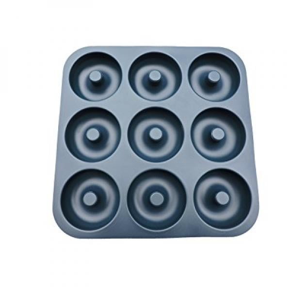 Large Professional Grade NonStick Silicone Donut Pan, Makes 9 Full