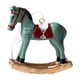 thumbnail image 1 of Estatua de caballo de Navidad, decoración de mesa, recuerdos de fiesta, coleccionables, figura de caballo Verde, 1 of 9