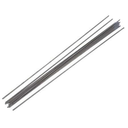 

Fugacal Tig Welding Tungsten 10Pcs WC20 Rod Tungsten Electrode Tig Arc Needle For Welding Thin Stainless Steel Gray Tungsten Electrode