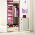 thumbnail image 4 of Organizador de armario Simple Houseware, 5 estantes, color rosa, 4 of 5