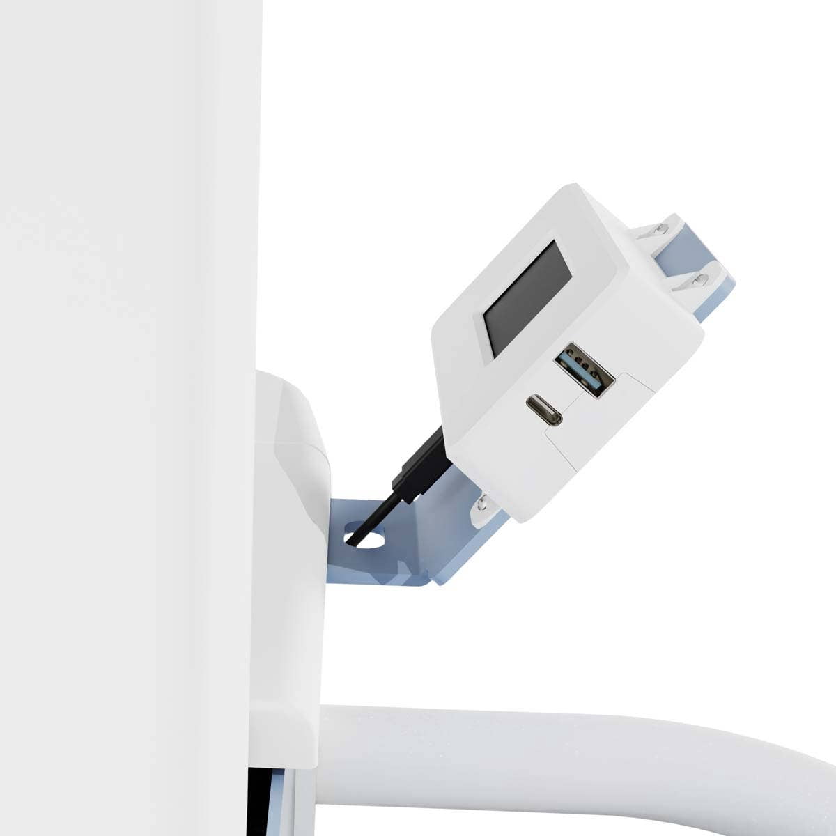 Luxor Vital Power Deluxe Mobile Workstation Cart, Freestanding