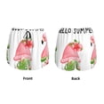 thumbnail image 3 of Balery Hello Summer Gnome Pantalones cortos deportivos para mujer con forro y dos bolsillos, elásticos, para entrenamiento, gimnasio, yoga-XX-Large, 3 of 7