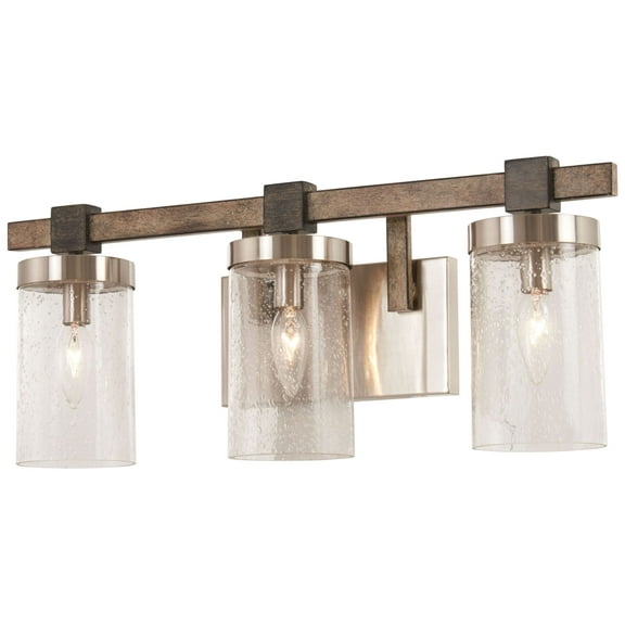 3 Light Bath Vanity Approved For Damp Locations In Transitional Style 8.75 Inches Tall By 22.5 Inches Wide Minka Lavery 4633-106