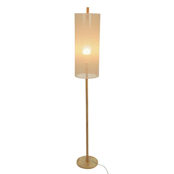Ashcroft Furniture Vialux Floor Lamp - Oak and Natural