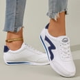 thumbnail image 4 of Willtoo Women's Platform Retro Style Sneakers - Lace-up Classic Fashion Stylish Tennis Running Walking Shoes, 4 of 6