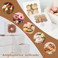 thumbnail image 3 of Caja para Postres con Ventana Transparente, Cajas para Galletas Cupcakes Macarrones Hechas de Cartón Reciclable y Plegable Incluye Etiquetas de Agradecimiento, 3 of 4
