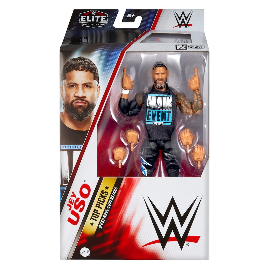 Chase Variant - Bright Blue) Jey Uso - WWE Elite 114 Mattel