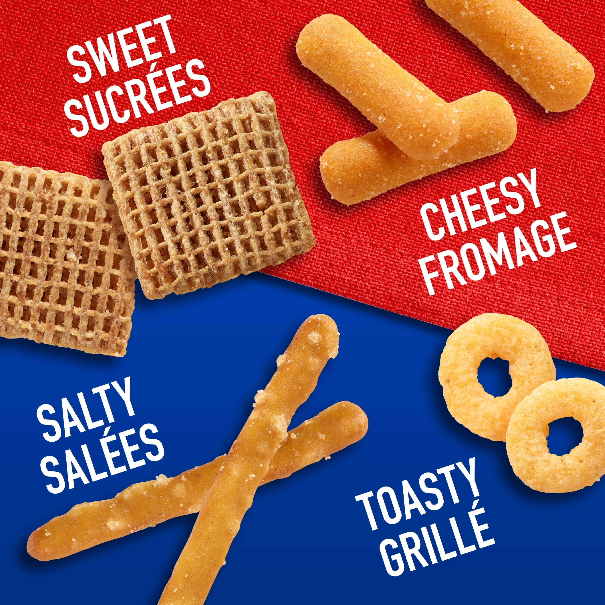 Crispers Bits & Bites Original Flavour Snack and Cracker Mix, 145 g