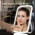 thumbnail image 2 of Miroir de Maquillage Écran Tactile Miroir de Meuble-Lavabo avec Lumières, Miroirs de Maquillage Portables Luminosité LED Miroir Réglable Rechargeable USB, 2 of 7