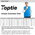 thumbnail image 7 of TOPTIE 5 Pack Volunteer Vest Waiter Bartender Work Uniform, Supermarket Clerk Workwear-Burgundy-2XL, 7 of 7
