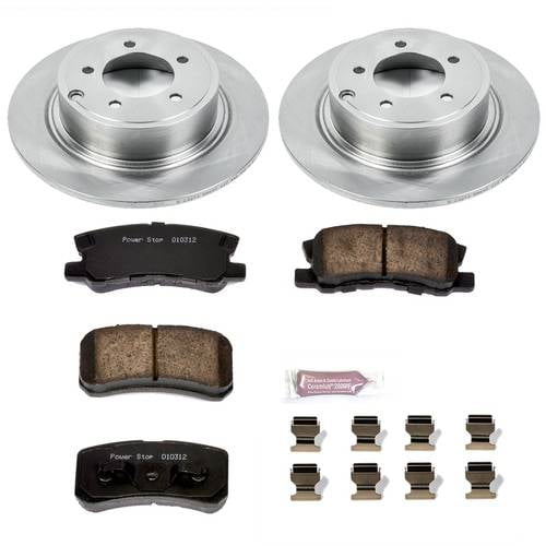 Powerstop Brake Disc and Pad Kits 2-Wheel Set Rear New for Chevy KOE5328