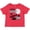 Red, variant on Inktastic Little Sister and Biggest Baseball Fan Girls Baby T-Shirt