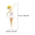 thumbnail image 2 of CRILSTYLEO 4Ud De Pastel Ballerina Mold Ornament Multicolor Para Decorar Tartas Y Fiestas, 2 of 7
