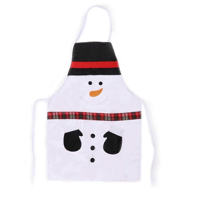 Christmas Apron Santa- for Merry Christmas Cooking Family- Party-, A White