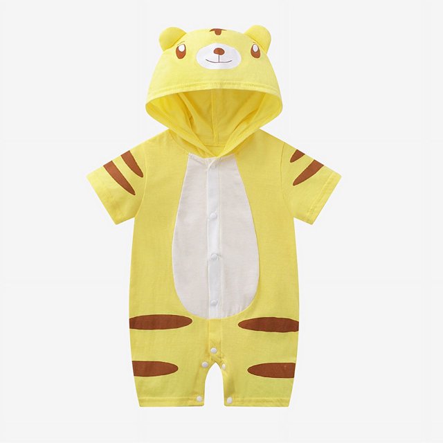 Camisa de cumpleaños para niña, mono de manga corta para niño y niña, prendas de vestir con capucha de vaca, mono para niño