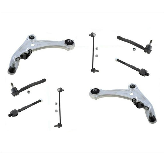 Front Lower Control Arm W Bushing & Ball Joint Tie Rods Links Fits 07-12 Altima