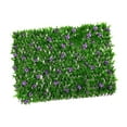thumbnail image 3 of Valla de hojas artificiales, panel de cerca de hojas sintéticas para decoración paisajística de jardín. 20x40cm, 3 of 9