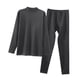 thumbnail image 2 of Conjunto de ropa interior térmica para hombre, camisa y pantalón abrigados de cuello medio, resistentes al frío, para otoño. SG, 2 of 9