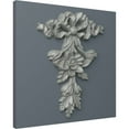 thumbnail image 5 of Ekena Millwork 6 1/2"W x 9"H x 3/4"P Rose & Ribbon Drop Onlay, 5 of 6